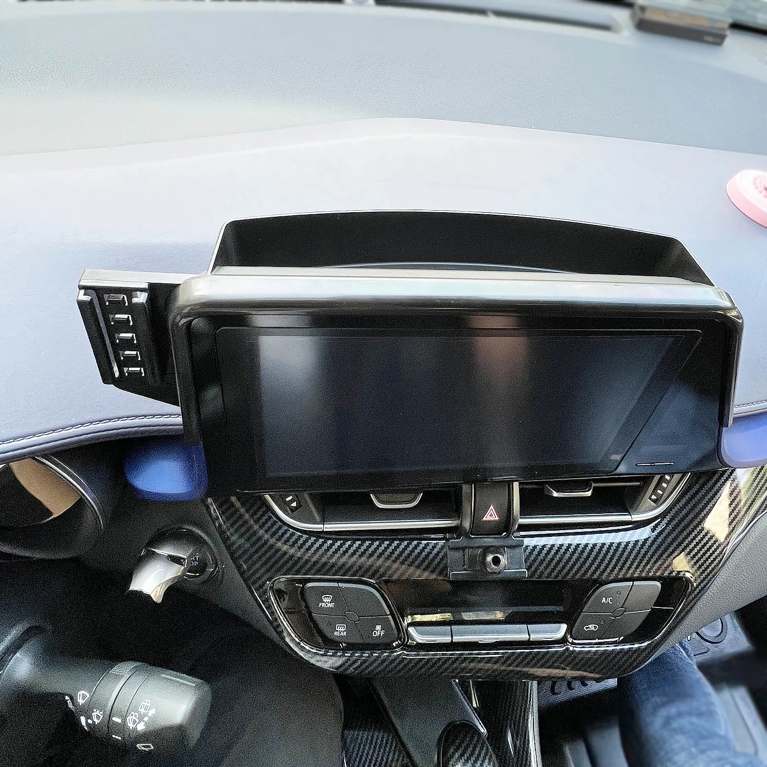 Support Téléphone Voiture Pour Toyota C-HR (2016-2023) - Rotatif 360° - Fixation Dédiée - Une Main