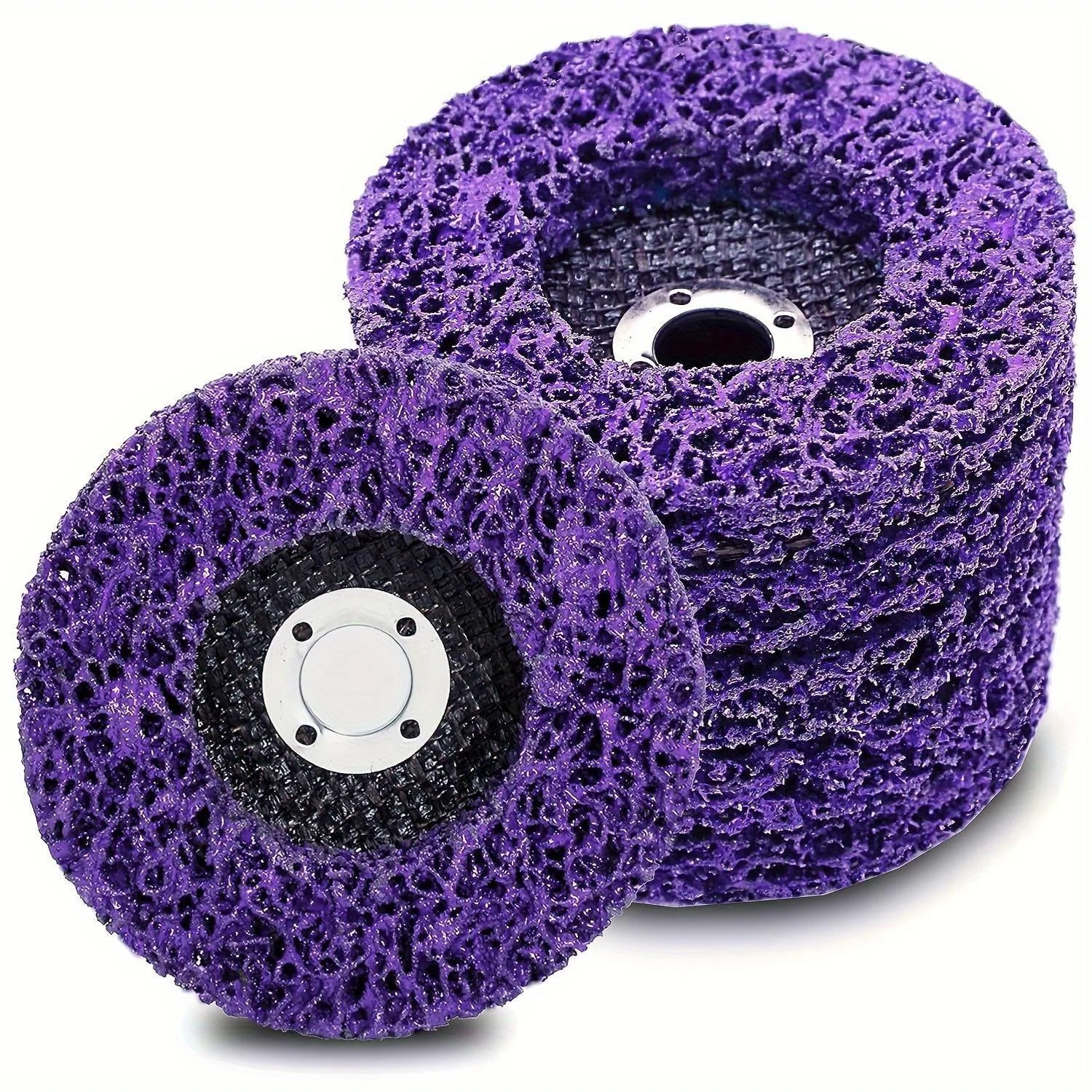[Heavy-Duty Rust Remover Discs] 5pcs Coarse Abrasive Poly Strip Discs ...
