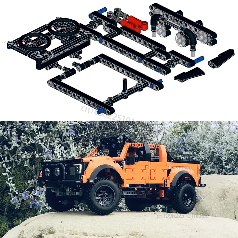 MOC DESERT SNAKE RAPTOR PRERUNNER Upgrade-Paket Bausteine F-150 Raptor Modifiziert DIY Dricks Kinderspielzeug Geschenk