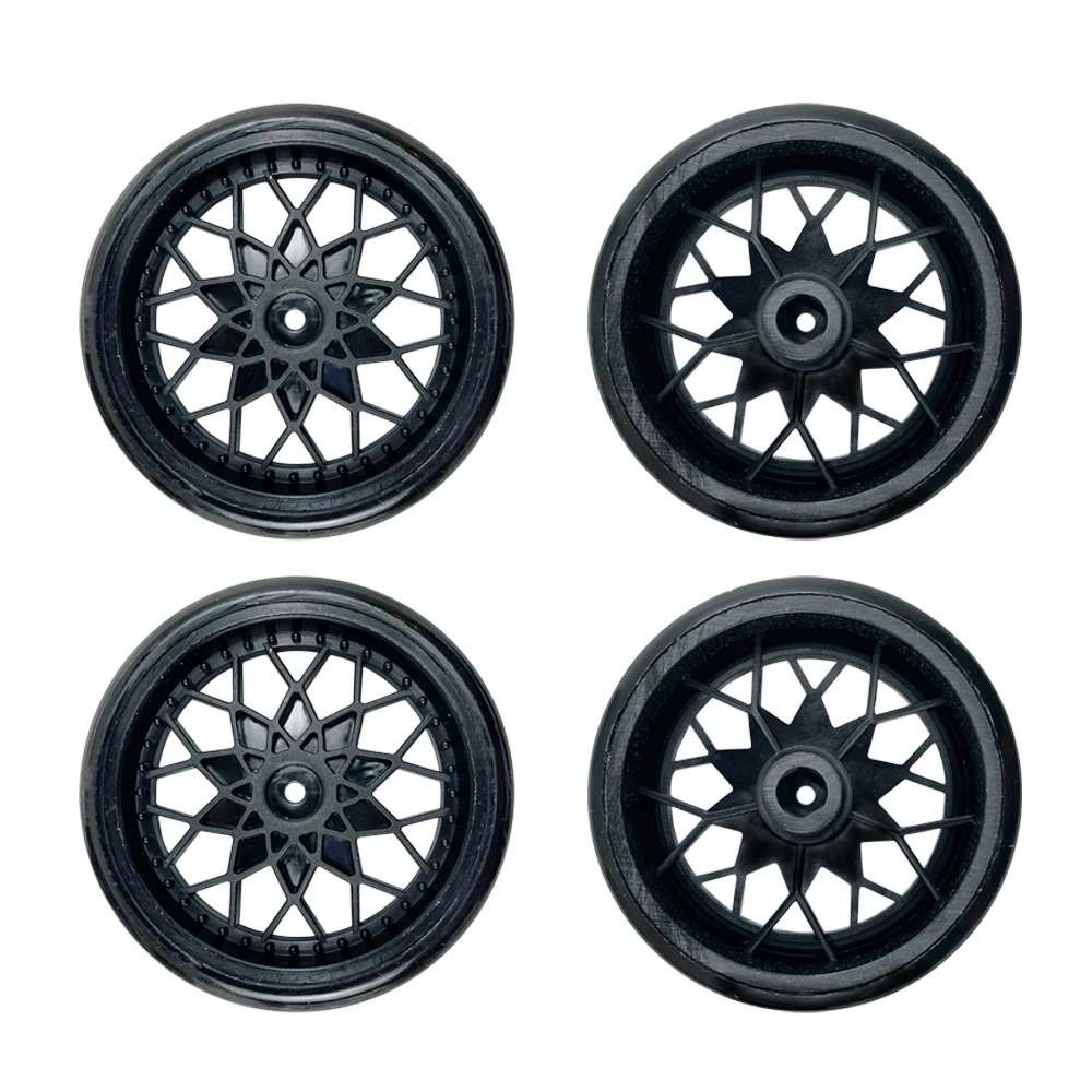 

WPL D12 Tires 4pcs Upgrade Wheel Rim Wheel Hubs Rubber Tires RC Car Spare Parts Accessories