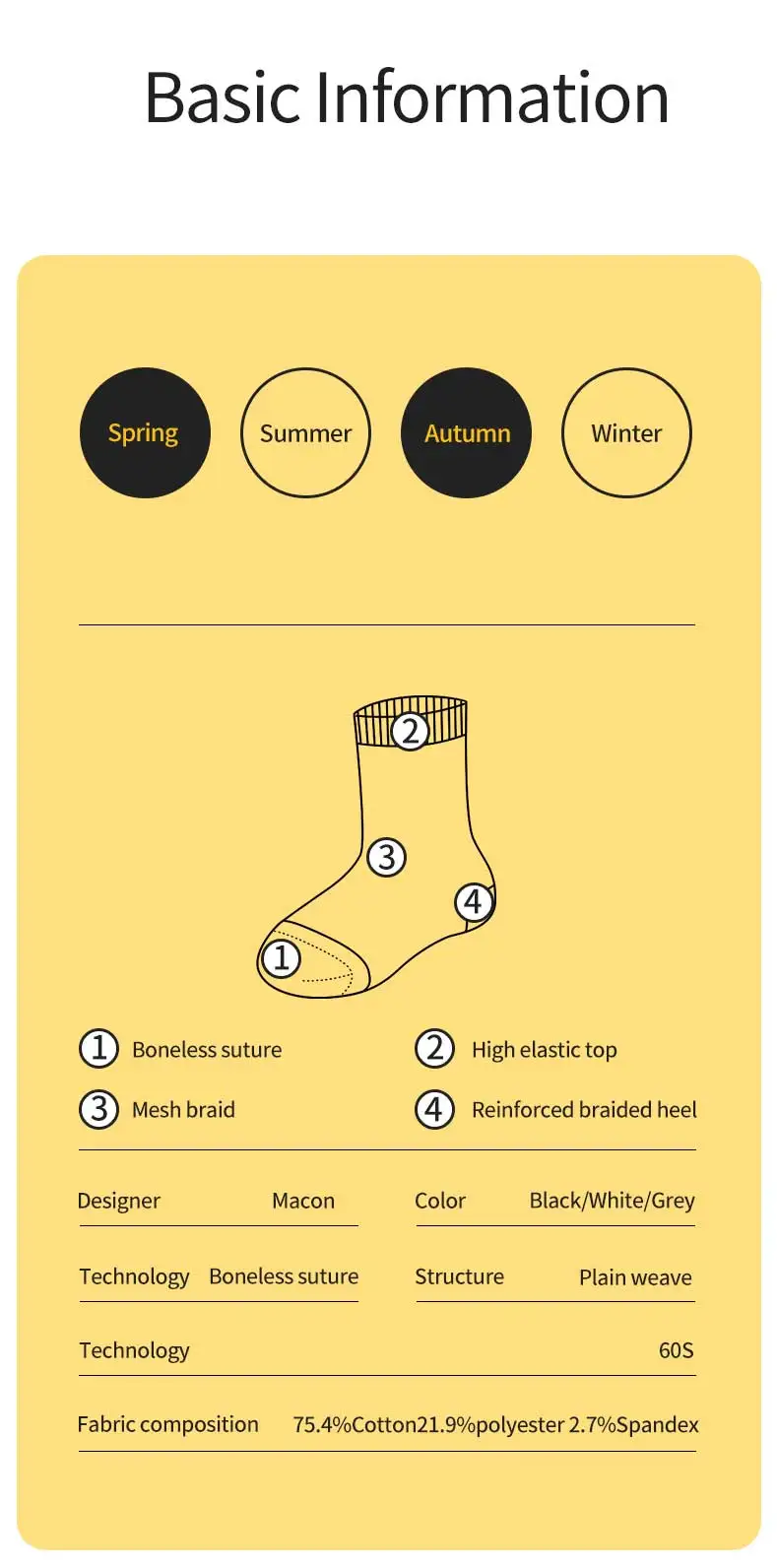MIPP brand student antibacterial mid tube socks, all cotton anti odor pure white, sports school children, boys and girls 11 Sbfdf5324e70542c7b73f31fbd0815d96a