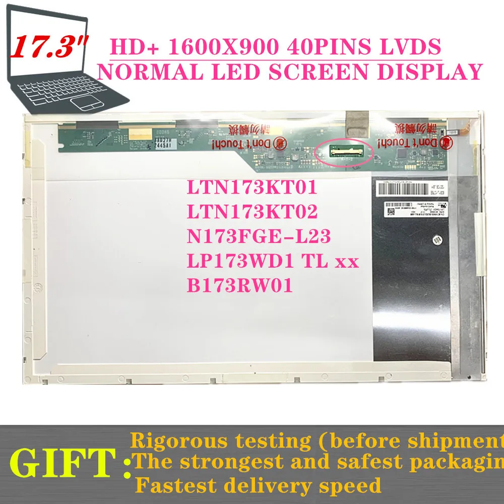 Polegadas hd Mais 1600x900lp173wd1-tl a1 a3 a4 c1 p1 n1 n2 B173rw01 N173fge L23 L21 L13 Ltn173kt02 01 40 Pin Lcd Screem 1600×900 17.3