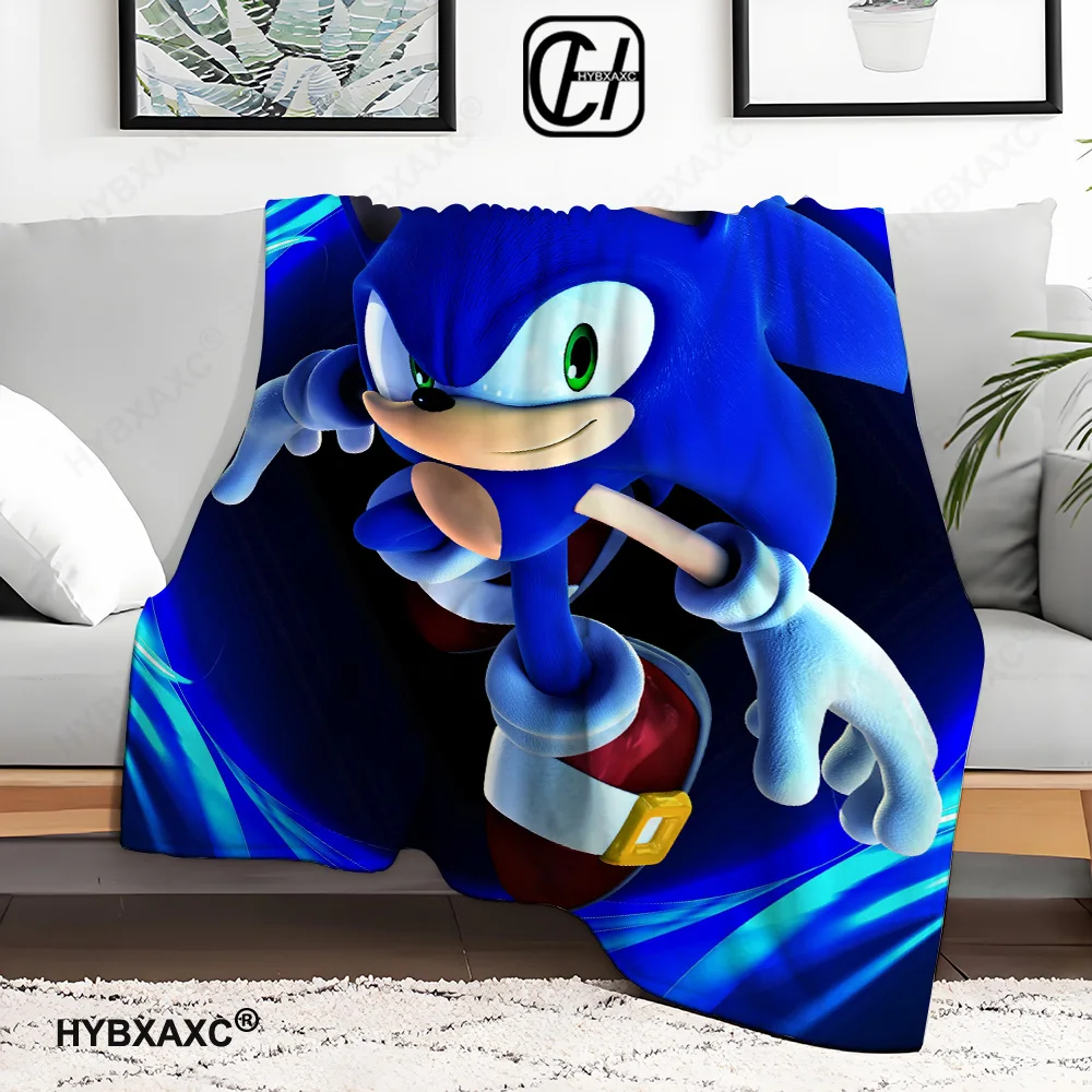 Luxury Blankets Sofa Decoration Sonics Designer Throw Blanket for Sofa Bed Blankets & Throws Thin Wadding Blanket King Size Nap 6
