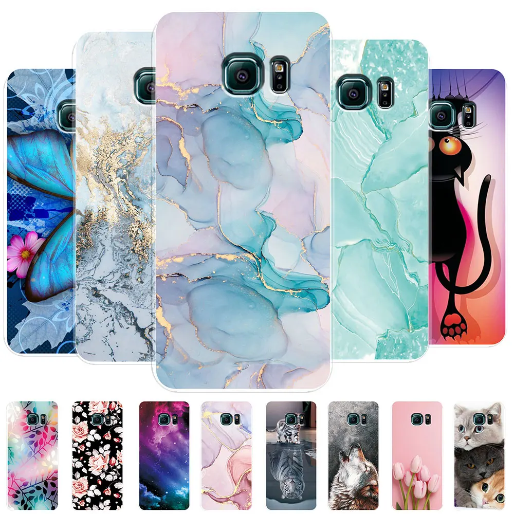 Per Samsung S6 Edge Case Galaxy S6 Edge Plus Fundas Cover Custodia Protettiva In Silicone Morbido Per Galaxy S6 S6 Edge + Paraurti Posteriore