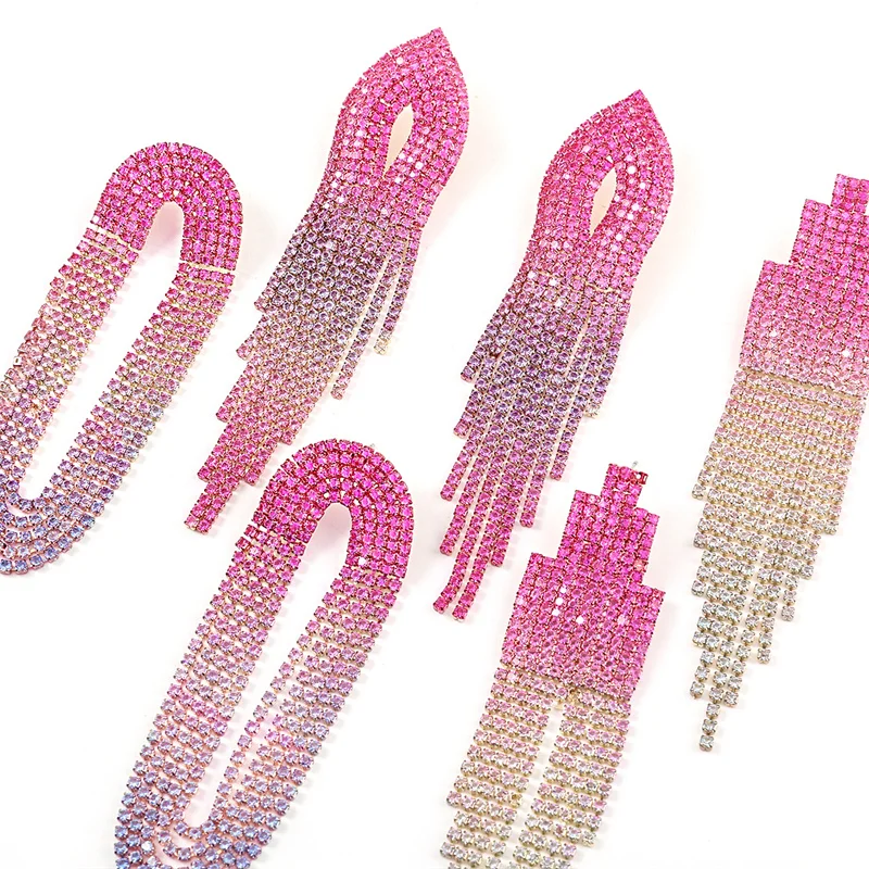 Boucles D'oreilles Clip Gema, Tailles Variées, Fleur, Roses