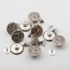 10/20Sets 17mm Brass Jeans Buttons Hollow Shank Button Sewing-Free Change Waist Size Buttons for Garment Sewing Accseeories 6