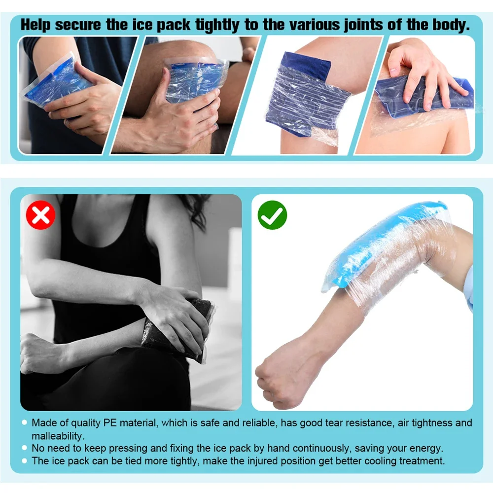 Plastic Film For Fixing Ice Bags And Mobile Devices