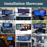Hippcron 10.26 ''écran d'autoradio lecteur vidéo multimédia sans fil Carplay Android Auto Mirrorlink BT AUX TF USB universel 4