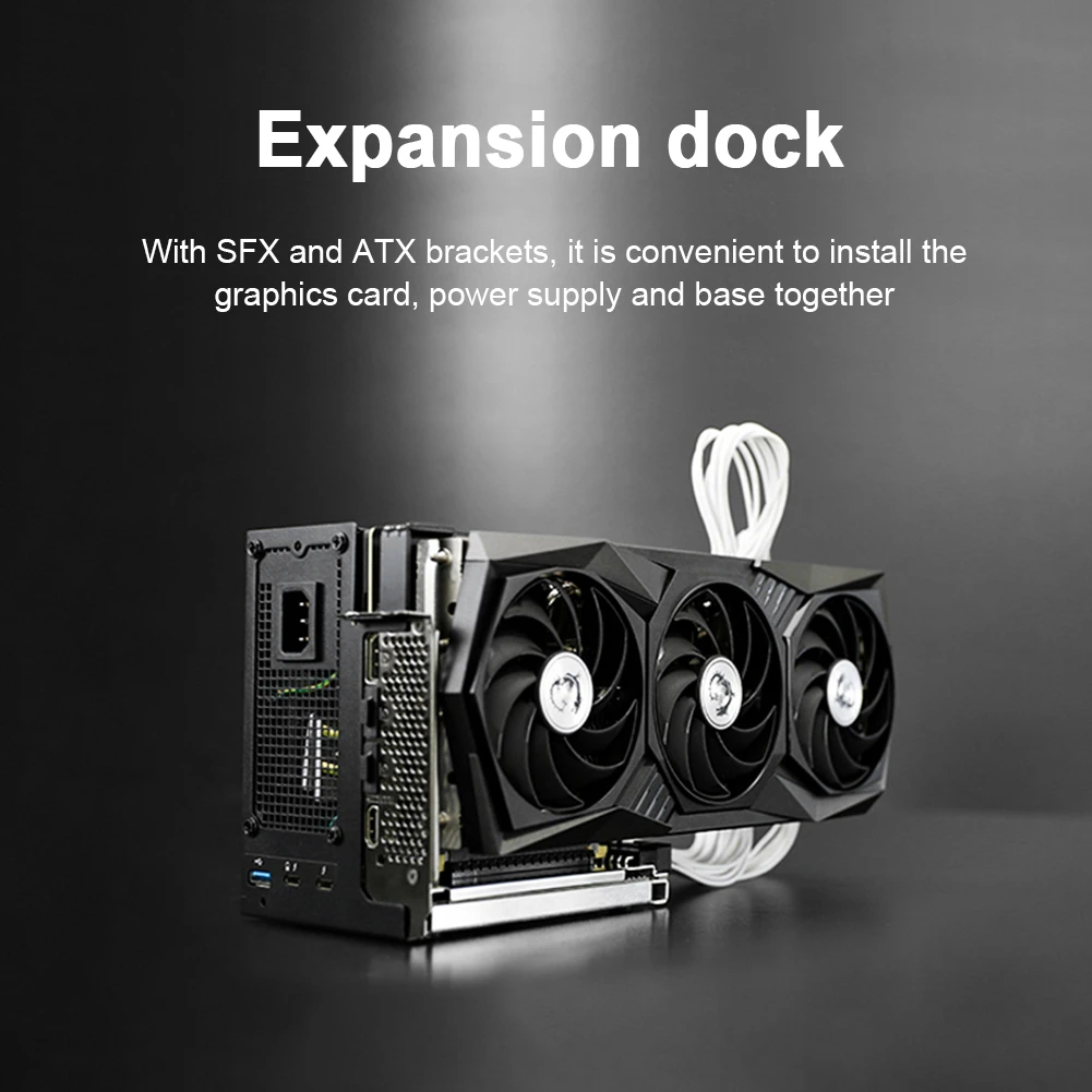 TH3P4G2 Thunderbolt GPU PCIe 16X 비디오 카드 독 노트북 외부 그래픽 카드, Macbook 노트북 PD ...