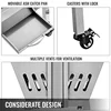 40KG/88 LBS Electric Roaster Grill 2 in 1 Rotisserie Grill W Lockable Wheels for Roasting Sheep Turkey Beef Fish BBQ Grill 6