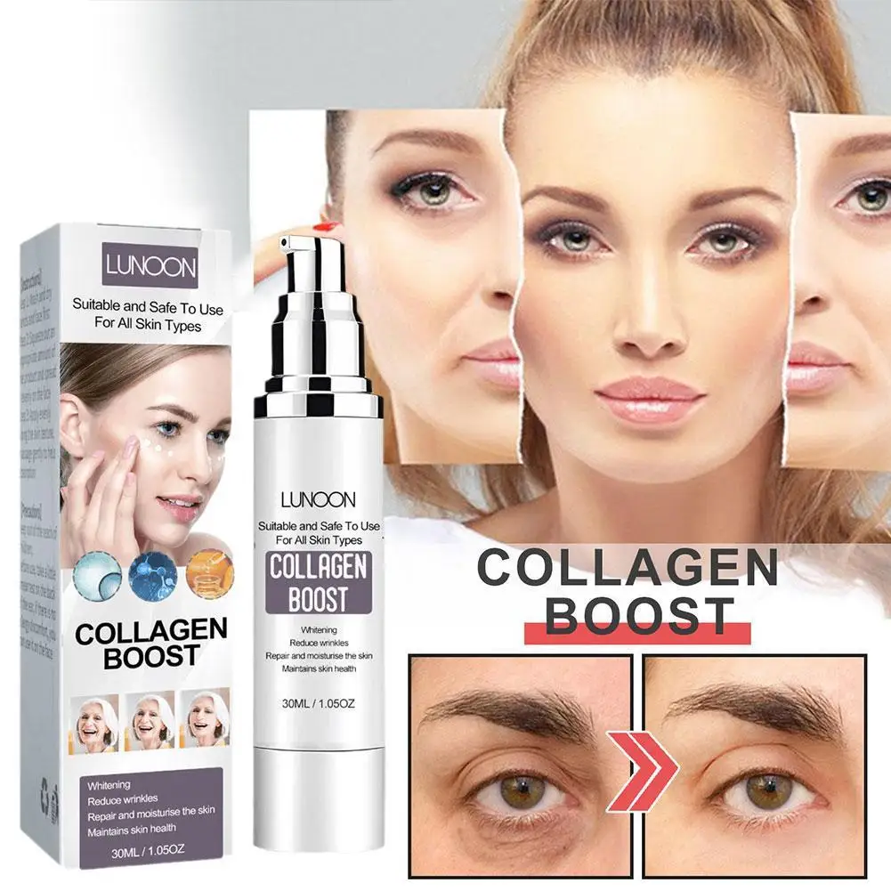 

30ml Collagen Boost Serum Anti-aging Dark Spot Corrector New Collagen Care Face Cream Wrinkle Women Cosmetics Skin