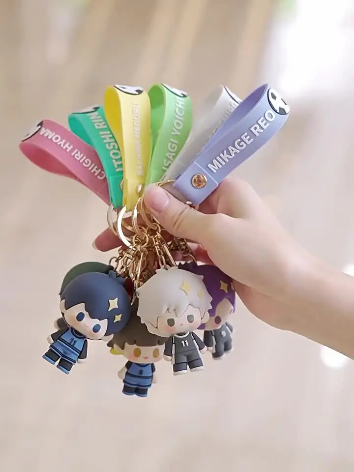 Аниме BLUE LOCK Isagi Yoichi Bachira Meguru Nagi Seishiro Косплей Брелок Подвеска Гаражные Наборы