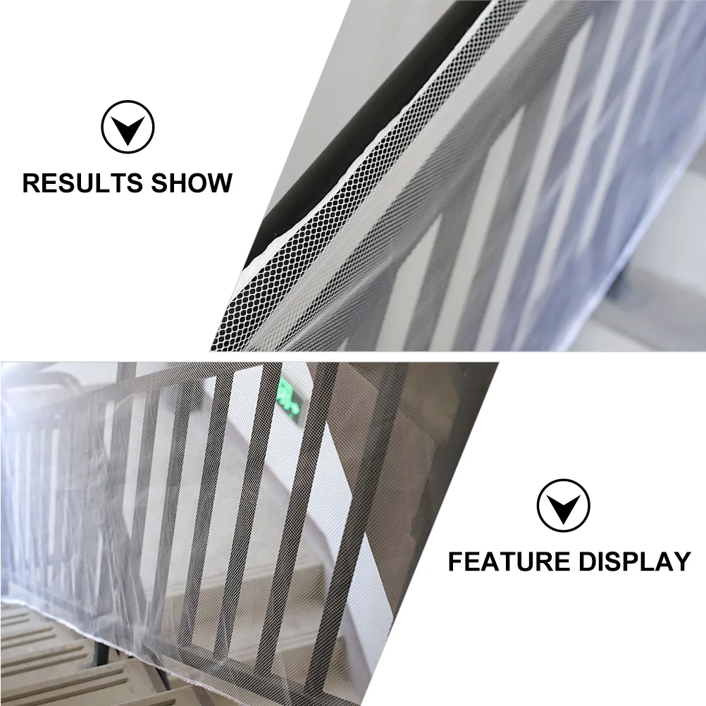 Polyester Child Safety Rail Protective Net Banister Guard Balcony Netting Stair Railing Screen Fence Gates Doorways Dog Pet