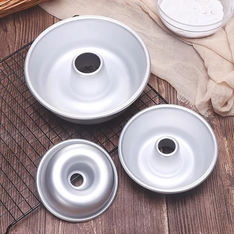 Cake Baking Tools Hollow Cake Mold Aluminum Ring Cake Tin For Baking Small Beer Jumbo Donuts Non Stick Mold Pan 1Pcs