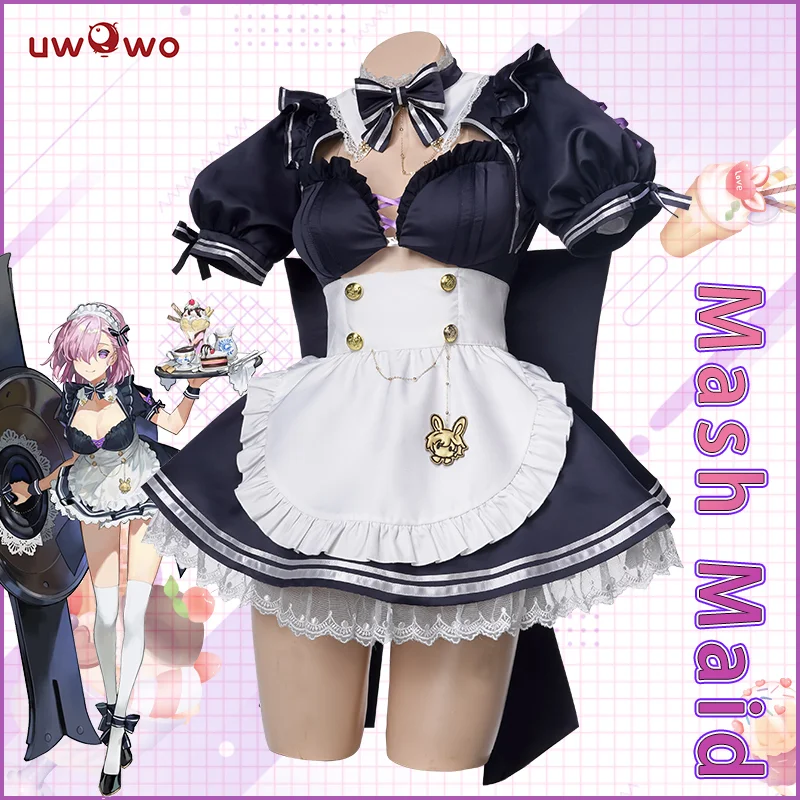 

In Stock UWOWO Fate/Grand Order Matthew Cosplay Costume Plussizes S-3XL Maid Costume Maid Dress Anime Women Halloween Outfits