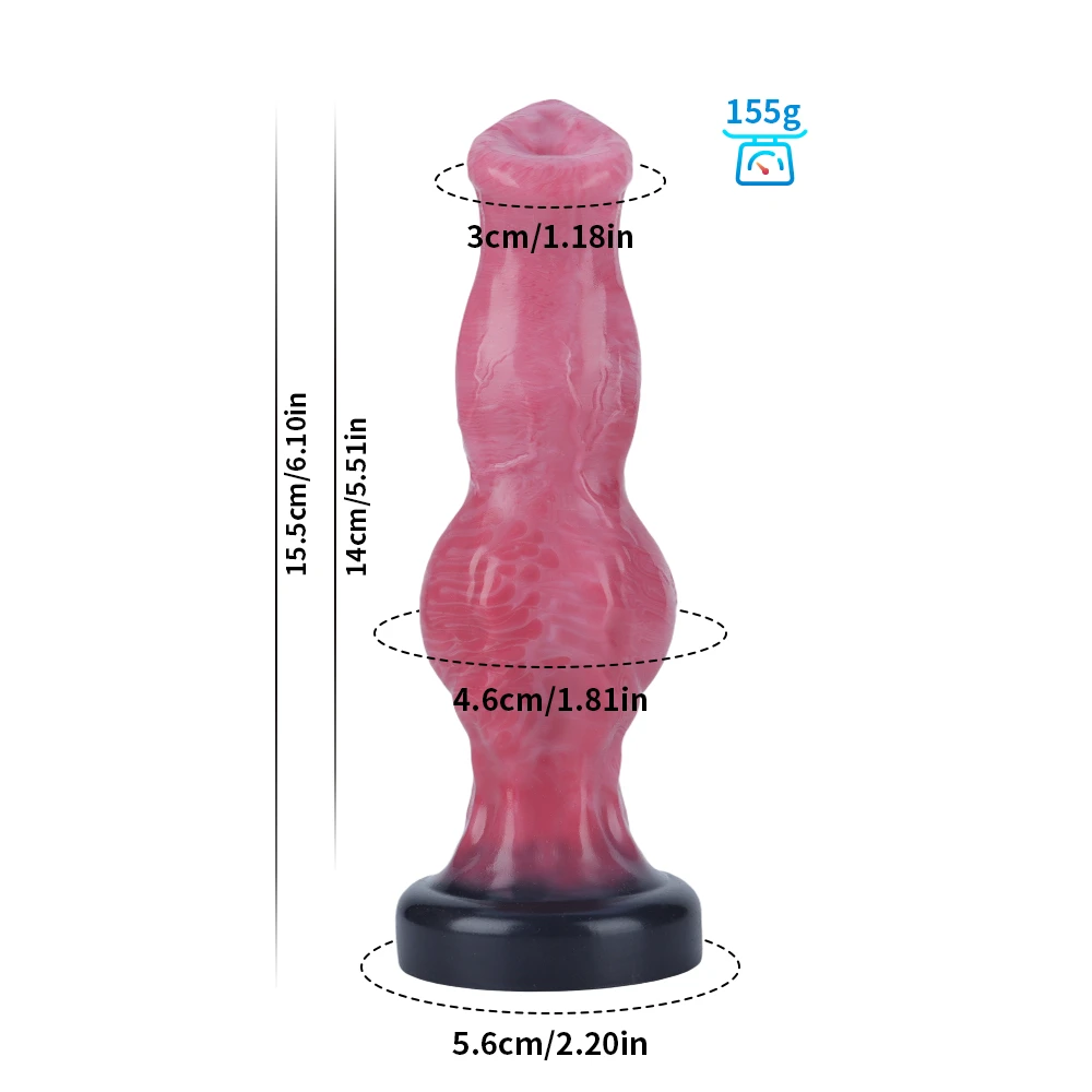 Dildo False anal plug animal dog suspension penis masturbation prostate G-spot stimulation massager anal plug sex toy 18+