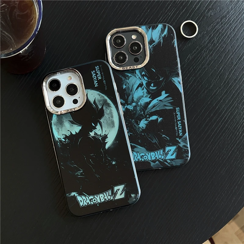 ドラゴンボールZ漫画電話カバー,iPhone 11, 12, 13, 14, 15,pro
