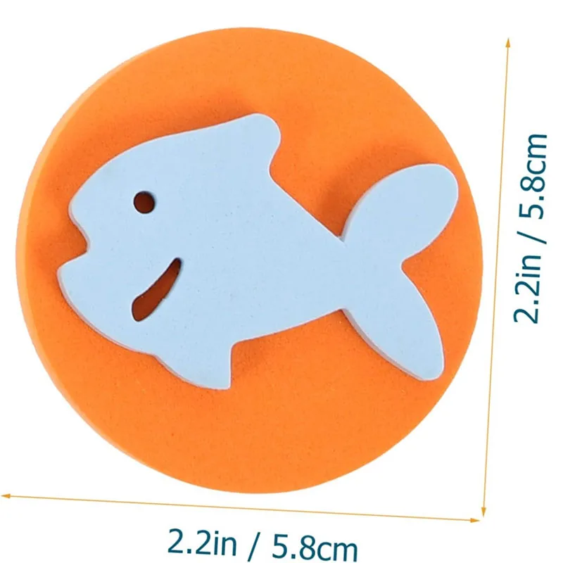 6Pcs/bag Foam Stamps for Painting Cute Animal Smile Face Art Craft Drawing Educational Toys
