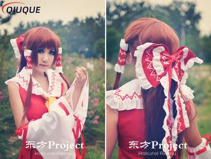Костюм для косплея из аниме «Проект Touhou», женская форма Hakurei Reimu Mikofuku, полный комплект (art.: 3a3598fb65c) - 3a3598fb65c