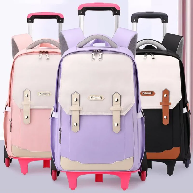 New Trolley School Bags for Girls Mochilas Escolares Infantil Back To School Backpack Women Mochilas Juveniles Adolescentes