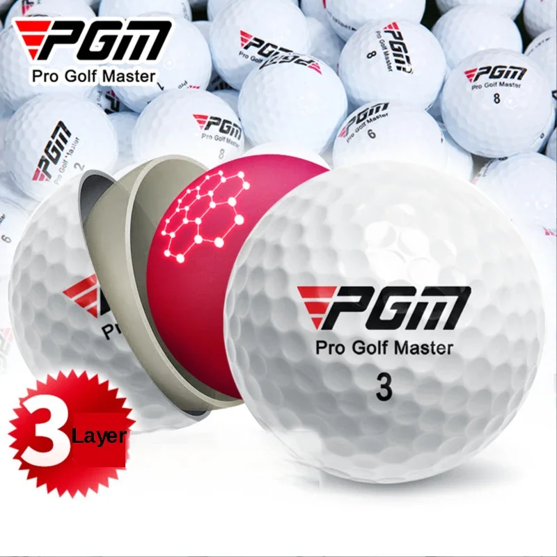 PGM Q002 3-Layer Golf Ball – High Elasticity Rubber & Sarin Material with Backspin 3