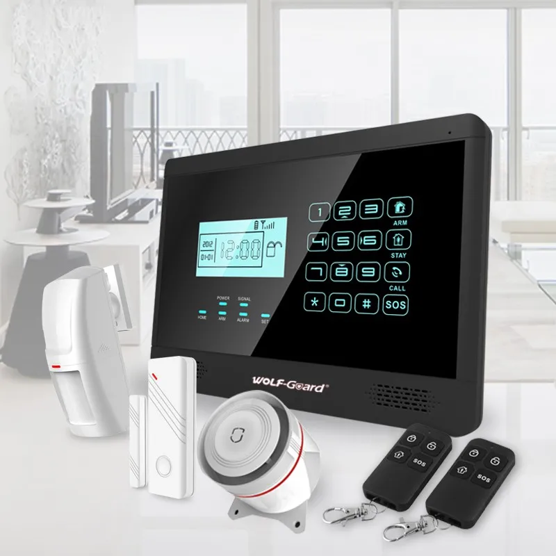 Self defense products Tuya WIFI Smart home Gsm Alarm Security Alarm System Support Alexa and google
