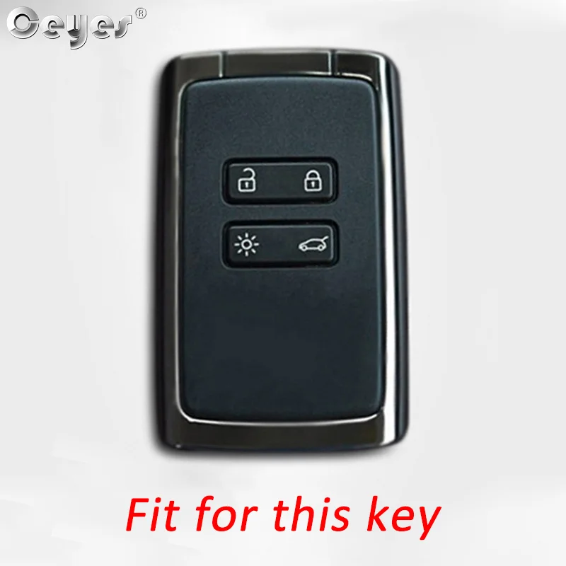 Ceyes Silicone Car Key Cover For Renault Megane 3 4 Kadjar Captur Koleos Espace Clio Scenic 4 Arkana Smart Remote