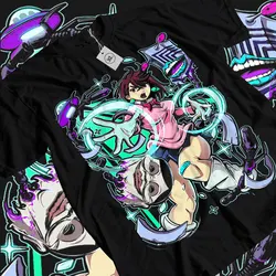 Dandadan Anime Gift T - Shirt Featuring Momo Ayase and Okarun - All Sizes Available - XXXL (White)