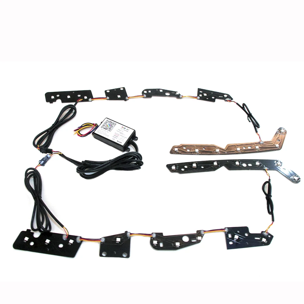 Jeep Grand Cherokee 2014-2021 DRL RGB LED 주간 주행 등 LED 보드 라이트 터닝 DRL 모듈 LED 보드 OEM 교체