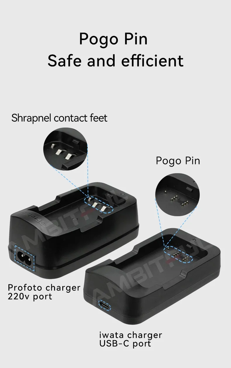 IWATA DPF-A1 USB-C Battery Charger Portable Lightweight Safe Charging for A1 A1x