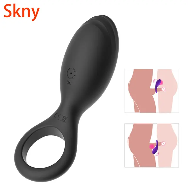 Penis Ring Vibrator Verzögerung Ejakulation Männlicher Masturbator Männliche Keuschheit Cock Ringe Butt Plug Klitoris Stimulator Erwachsene Sex Spielzeug 18 + 1