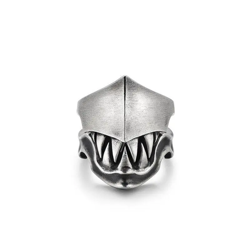 

Original design venom with 100% 925 sterling silver ring men's personality hip hop trend punk style open joint ring