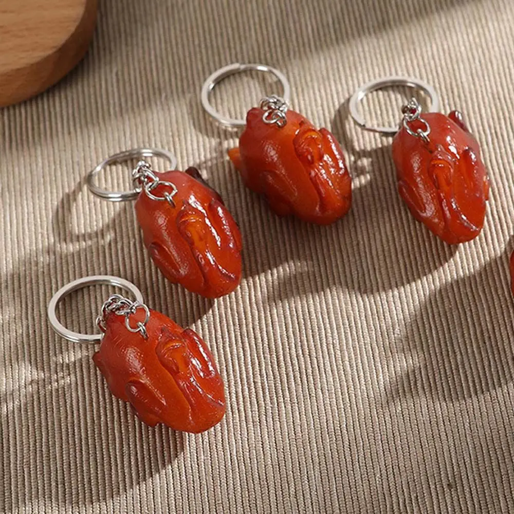 Tür Auto Schlüssel PVC Schweinefleisch Bauch Huhn Flügel Traber Simulation Lebensmittel Schlüsselanhänger Fast-Food-Schlüsselanhänger Modeschmuck Tasche Anhänger – Detail 9