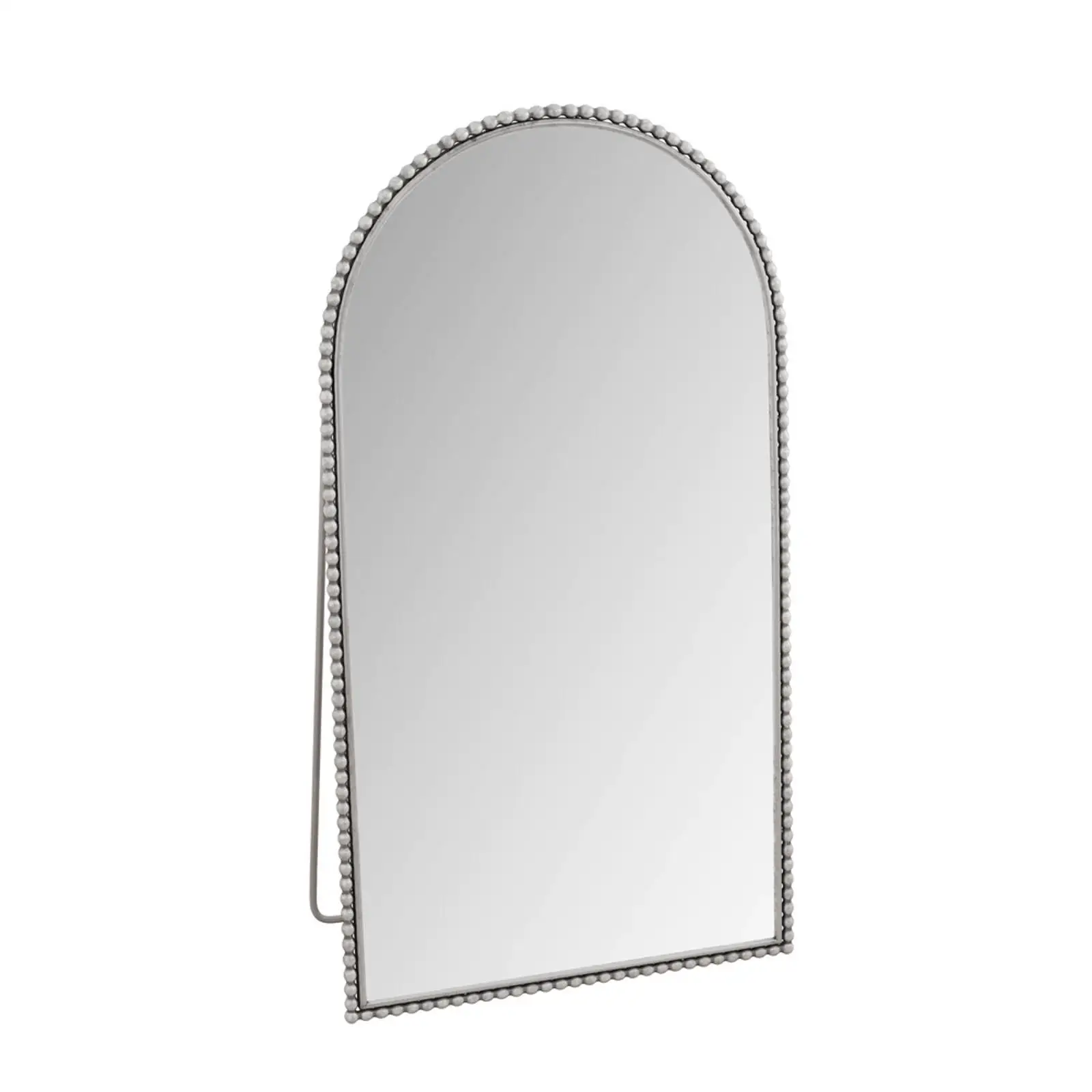 Large Silver Arch Mirror Classic Wall Decor Full Body Standing Mirror for Bedroom Living Room Style