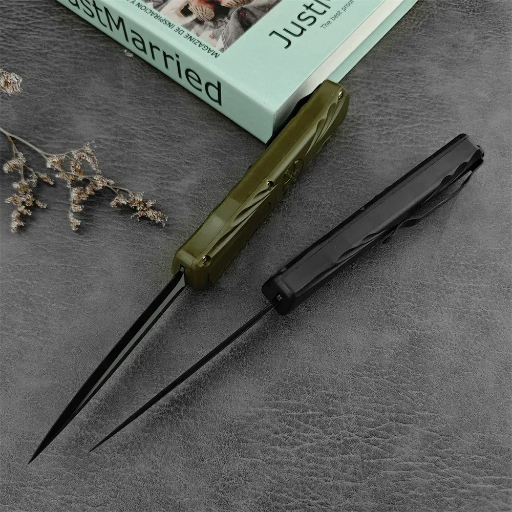 Camping Hunting Folding Knife 440C Sharp Blade ABS Non-slip Handle Outdoor Wilderness Adventure Survival Practical Tool Gift 4