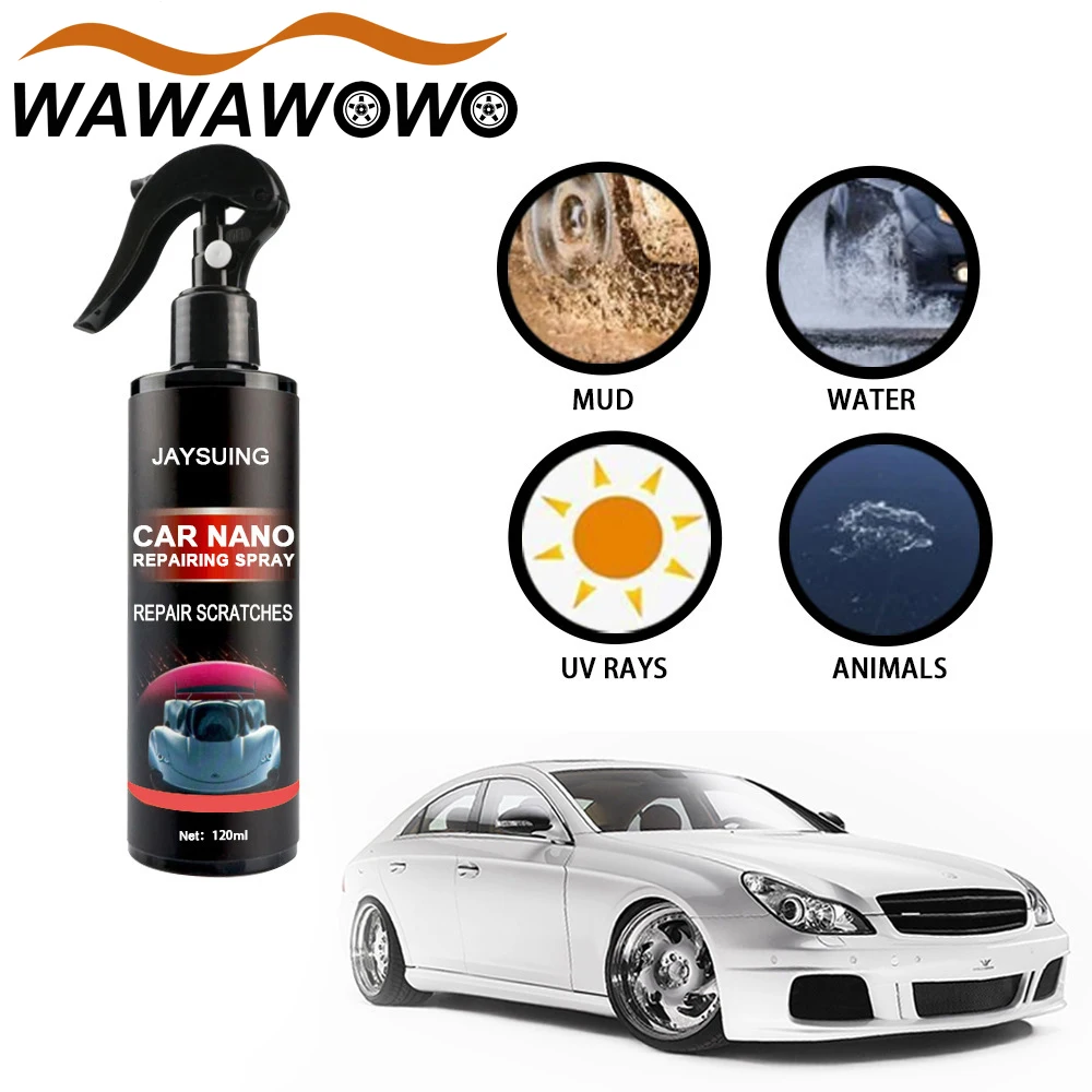 

Car Cleaning Nano Repairing Spray Oxidation Liquid Ceramic Coat Super Hydrophobic Plastic Restorer Paint Care Scratch Remover