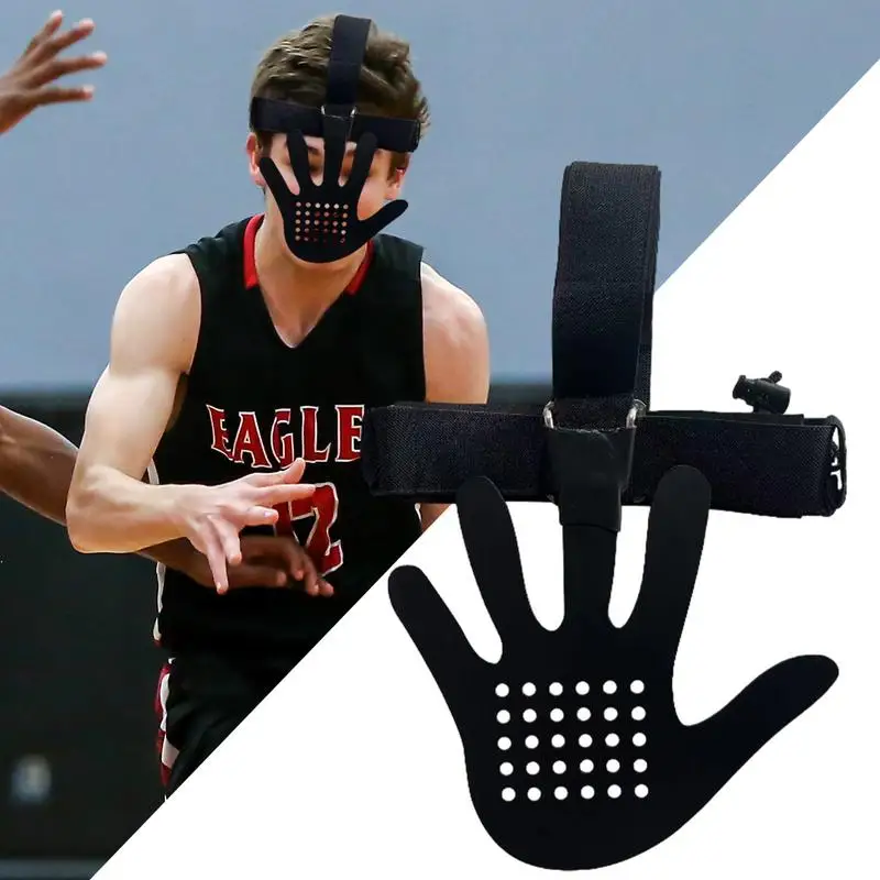 Basketball Defensive Masque Lightweight Head-mounted Shooting Resistance Training Masks Jump Basketball Game Training Equipment