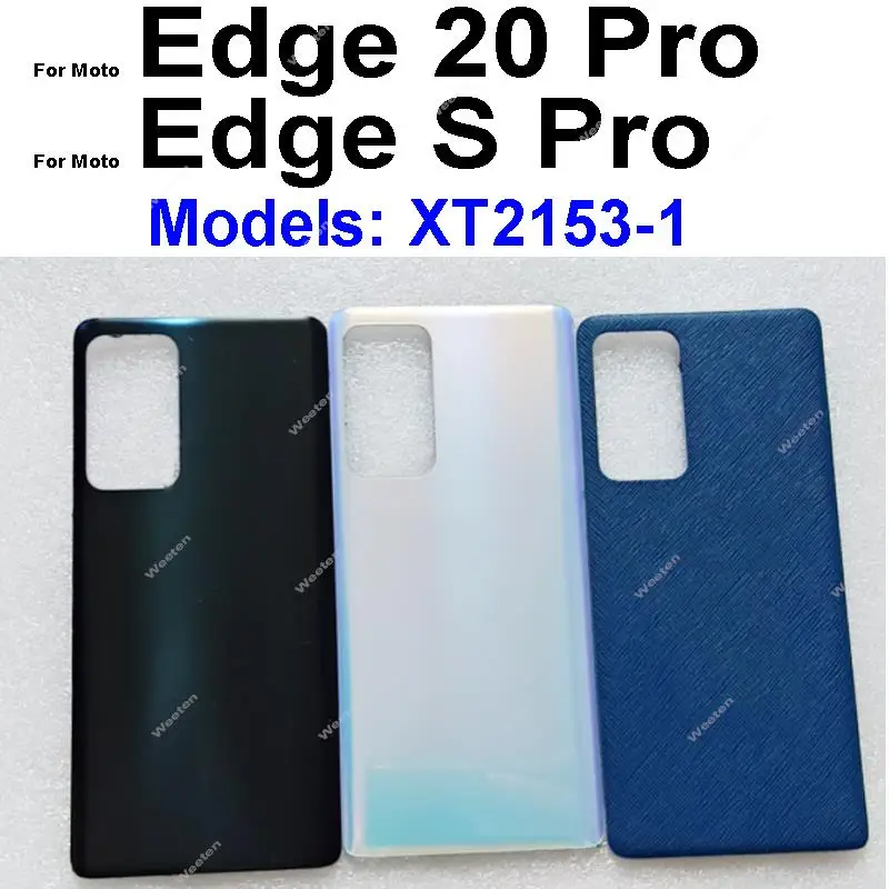 

For Motorola MOTO Edge 20 Pro Edge S Pro XT2153-1 Back Battery Door Housing Cover Rear Cover Back Battery Case Parts