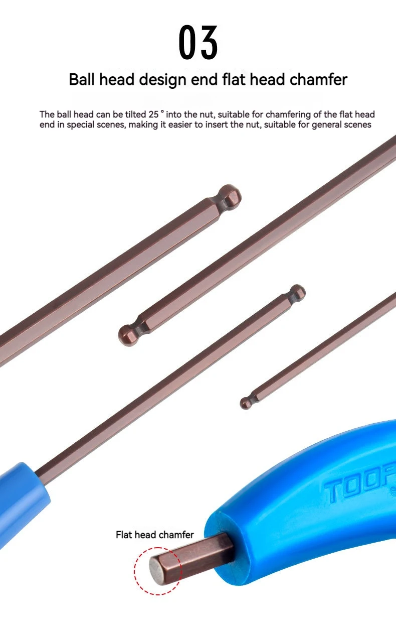 T25 3/4/5/6MM Fahrrad Inbusschlüssel T-Förmigen Erweiterten Kunststoff Griff Mit Doppel Enden fahrrad Multifunktionale Reparatur Werkzeuge – Detail 8