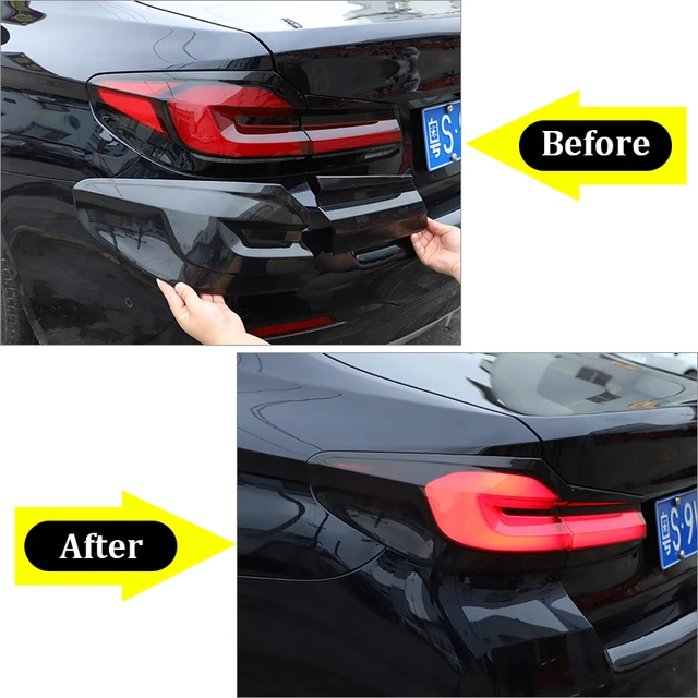 ABS Schwanz Licht Smoked Schwarz Shell Rücklicht Abdeckung Rücklicht Trim  aufkleber Für BMW 5 series G30 2021-2022 auto Dekoration Teile - AliExpress