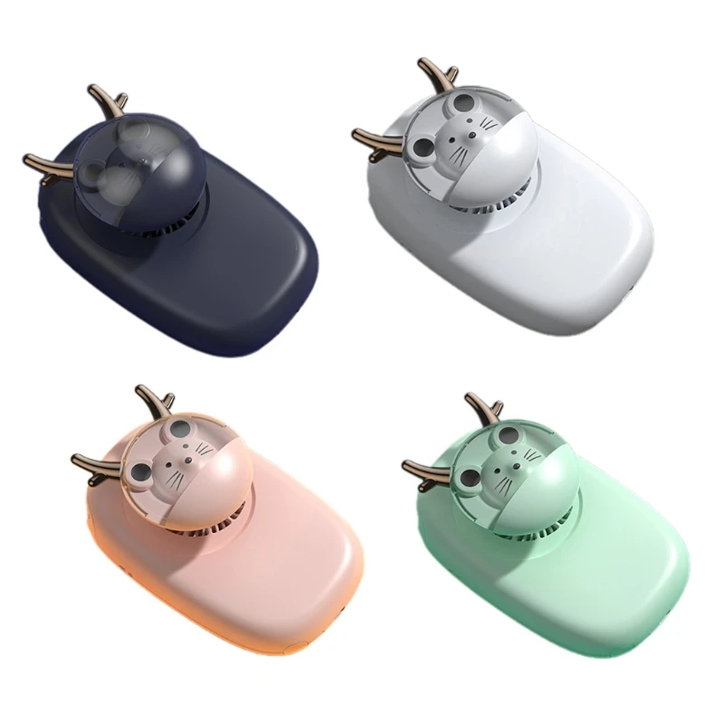 

Portable USB Mini Fan Outdoor Cooling Fan Bladeless Hanging Neck Fan Dropship