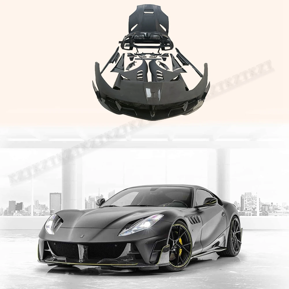 Per Ferrari 812 Superfast Msr Style Body Kit 25 Pezzi Carbon Frp Fb/Rb/Hd/Ss/Ff