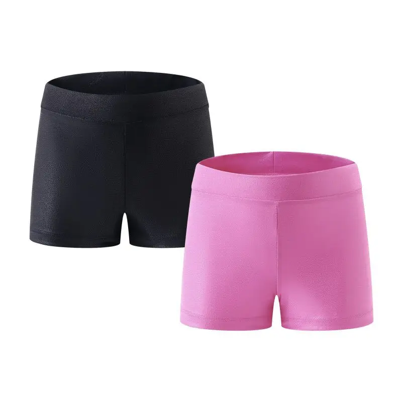 kids shorts kids trousers girls dance shorts pants high stretch for dance training fitness sports