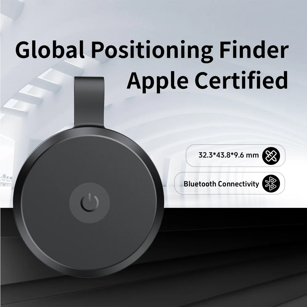 JSPTEC 보안 블루투스 태그 IOS Find My 앱 기반 IOS 분실 방지 트래커 사운드 위치 추적 메시지 알림 알람 키 파인더 IOS