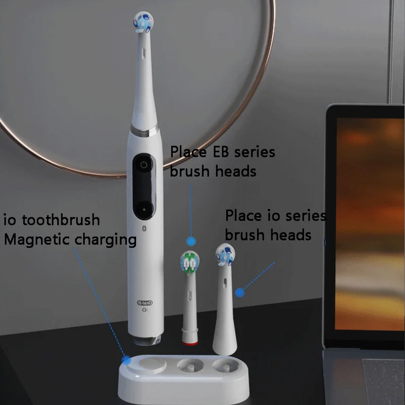 Oral-B 電動歯ブラシ本体 充電スタンド付き io 6 type3753 電動歯ブラシ ブラウンオーラルB 公式 | iO6（グレーオパール
