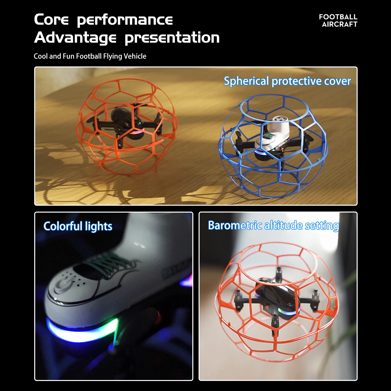 Nuovo YL16 360 ° Drone RC con protezione, barometro, mantenimento dell'altitudine, decollo con un tasto, adatto ai principianti, drone giocattolo da interno per bambini - Image 6