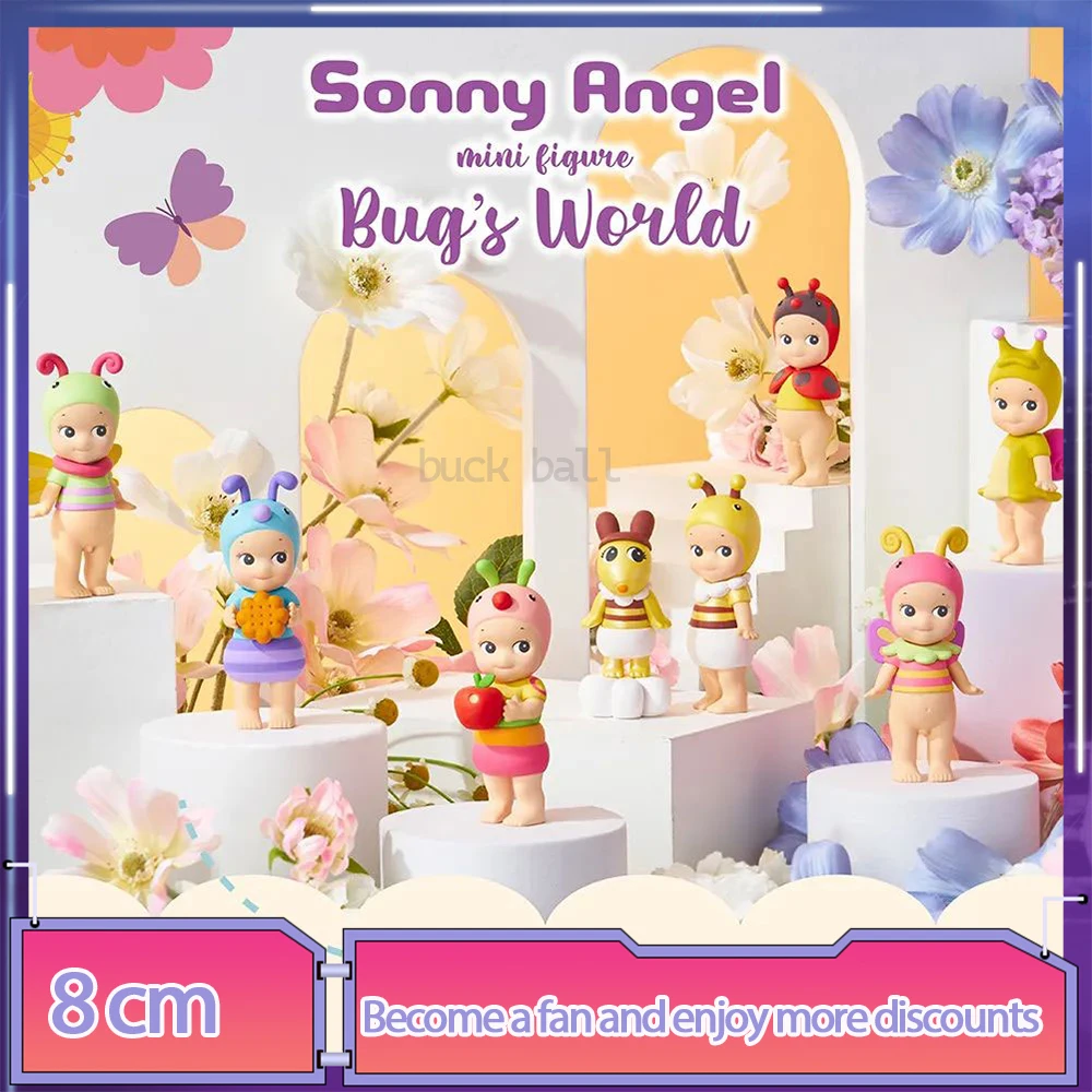 

Sonny Angel Japanese Bug World Series Mystery Box Toy Kawaii Anime Figure Mystery Box Model Collection Ornament Birthday Gifts