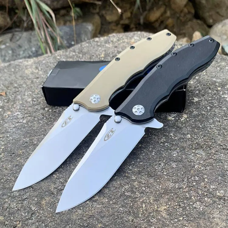 

Карманный складной нож ZT0562 с нулевым допуском, G10, стальная ручка, флиппер, быстрый охотничий Походный нож с подшипником и зажимом, уличный инструмент