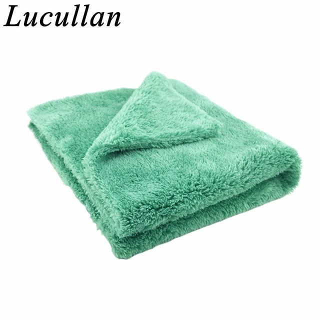 Super Thick Microfiber Plush Towel Cleaning No-Scratch Rag Polishing  Detailing