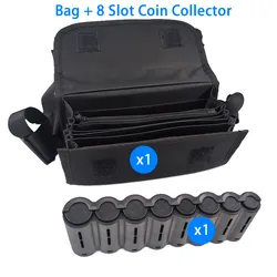 Compact Multi - Pocket Waist Bag with Coin Dispenser (Wallet And Bag)